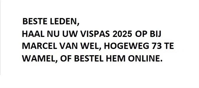 Vispas 2025 ophalen